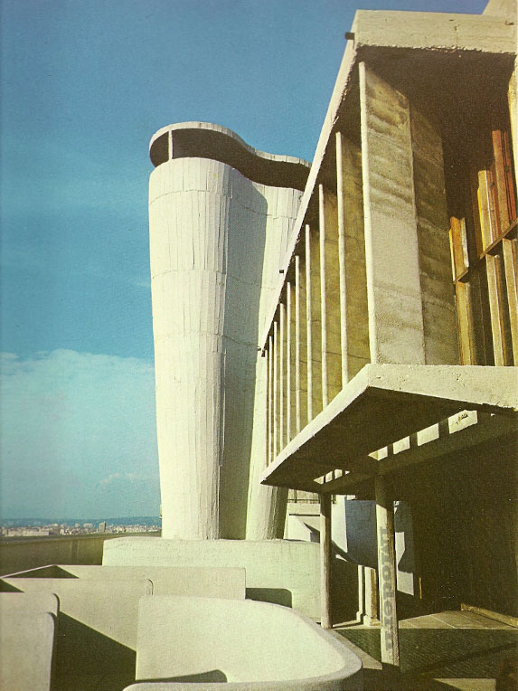 Mid Century Modern Architecture Le Corbusier L'Unite d'habitation Marseilles