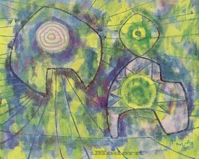 Baziotes: Blue Mirror