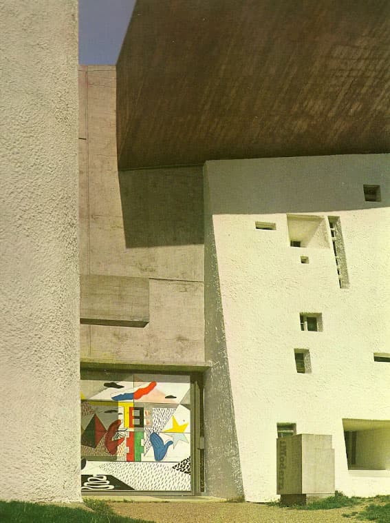 Mid Century Modern Architecture Le Corbusier Commune Ronchamp Notre Dame du Haut