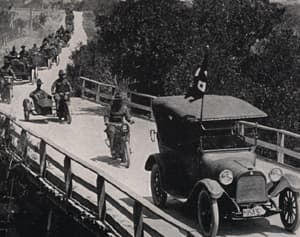 motorized transport for US army antique