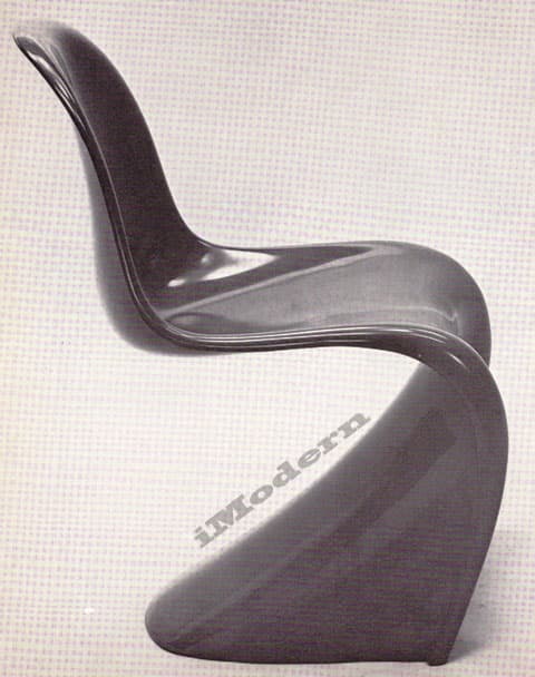 panton designer plastic chair