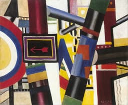 The Railway Crossing by Fernand Léger